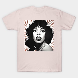 Donna Summer vintage Retro portrait T-Shirt